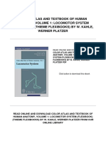 Color Atlas and Textbook of Human Anatomy Volume 1 Locomotor System Flexibook Thieme Flexibooks by W Kahle Werner Platzer - Compress
