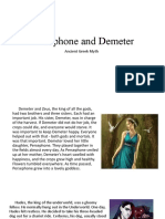3rd Grade - Persephone and Demeter - Ancient Greek Myth