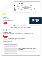 Atividades - 6º Ano - 13 e 16 - 20 e 23 de Setembro