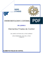 Elementos Finales de Control