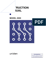 Instruction Manual: MODEL 2020