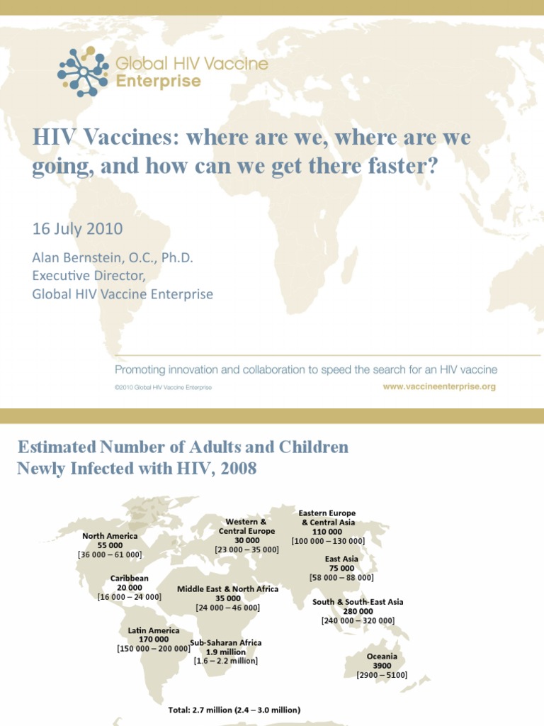 HIV Vaccine Research Progress and Future | PDF | Vaccines | Diseases ...