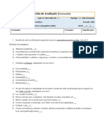 Ficha de Avaliação de Infraestruturas Básicas e Paisagísticas