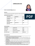 Curriculum Vitae: Shalini Luksom Subba Dubai, U.A.E +971 507345763