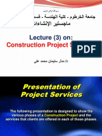 LEC-3-Phases of Construction Services
