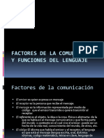 Tema 2 - Factores de La Comunicación y Funciones Del Lenguaje