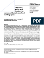 Probabilistic Assessment of Airblast Variability and Fatality Risk Estimation For Explosive Blasts in Confined Building Spaces