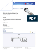 Series 33X: Piezoresistive Pressure Transmitters With Maximum Accuracy of 0,01 %FS