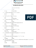 Quadratic Eq. Assignment-1