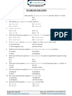 Quadratic Eq. Assignment-2