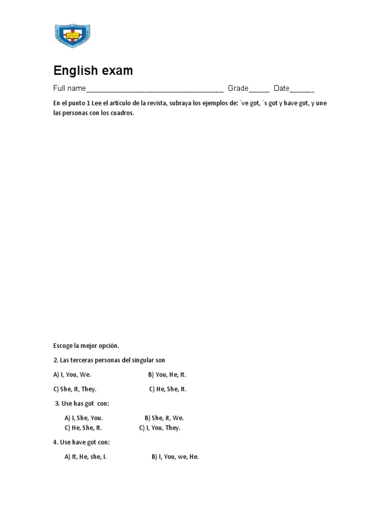 Examen de 6 | PDF