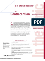 Contraception: Annals of Internal Medicine