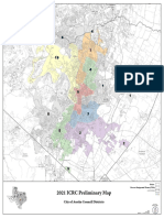 Austin Independent Citizens Redistricting Commission Preliminary District Map