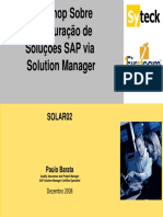 3-Workshop Sol Man Configuration of SAP Solutions - Syteck - First Team 2008 12 - Pt