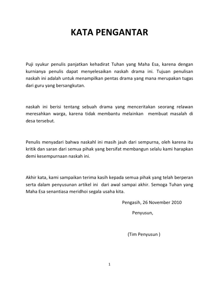 KATA PENGANTAR artikel ipa