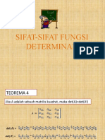 Pert-10 (SIFAT-SIFAT FUNGSI DETERMINAN)
