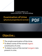Examination of Urine 1&2