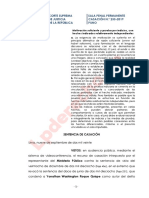 Motivación suficiente y prueba por indicios en caso de homicidio