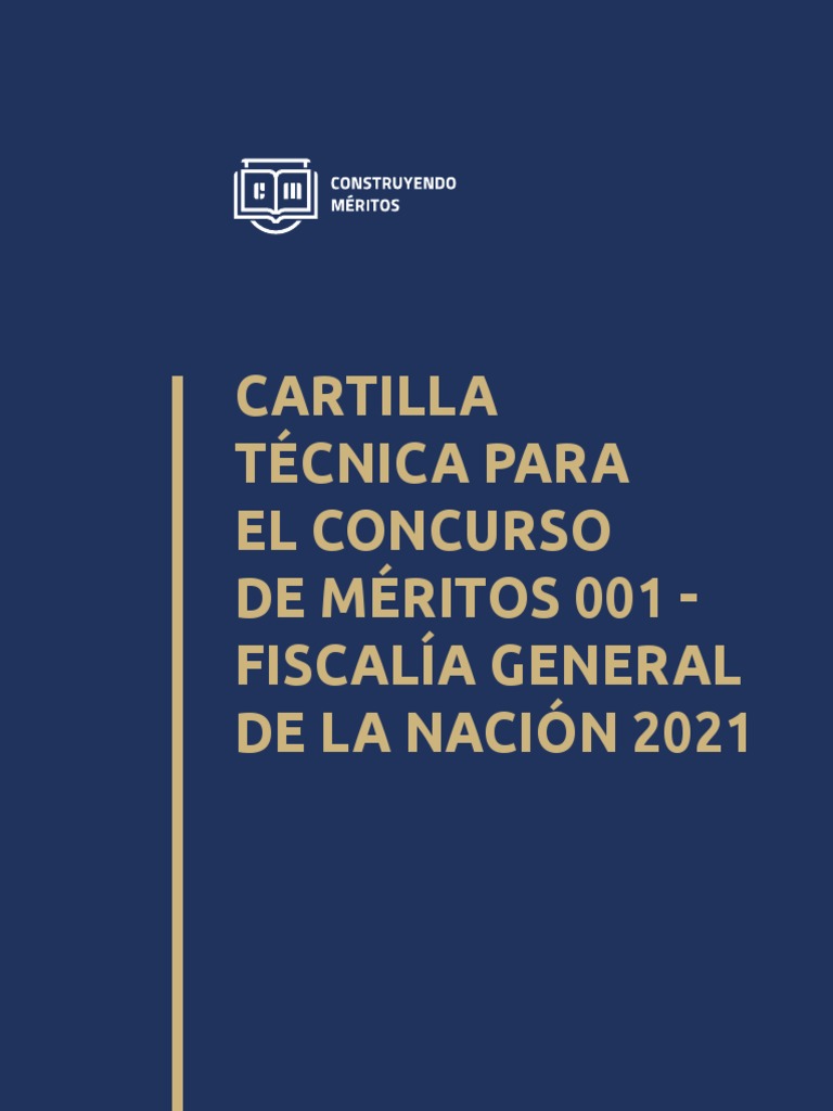 Cartilla 042 Fiscalia General de La Nacion 2021 | PDF | Doctorado