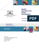 Quality Assurance and School Development: Gary Ó Donnchadha