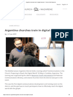 Argentina churches train in digital outreach - Church of the Nazarene