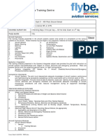 Technical Syllabus Flybe. Aviation Services Training Centre: Course Title Pre-Requisite Course Duration Pass Mark