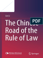 (China Insights) Lin Li - The Chinese Road of The Rule of Law (2018, Springer Singapore)