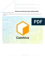 ¿Qué Es CoinHive, El Malware Más Usado para Minar Criptomonedas