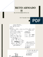 Concreto armado II - bloco sobre estacas - prof. clementino Santos