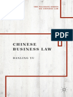 The Palgrave Series On Chinese Law - Danling Yu - (2019)