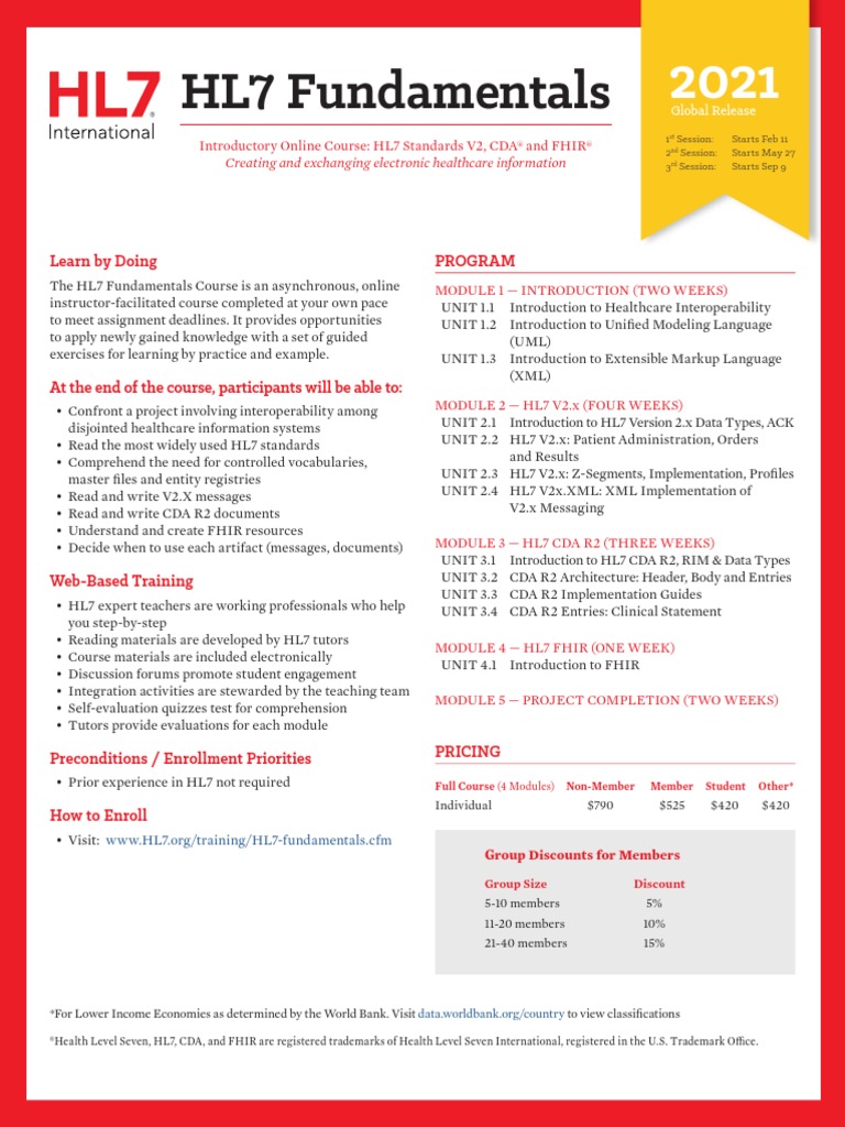 HL7 Fundamentals: Learn by Doing Program | PDF | Health Care | Computing