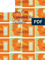 How Can Narrative Be Defined?