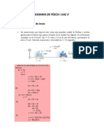 Examen de Física I Uac Ii