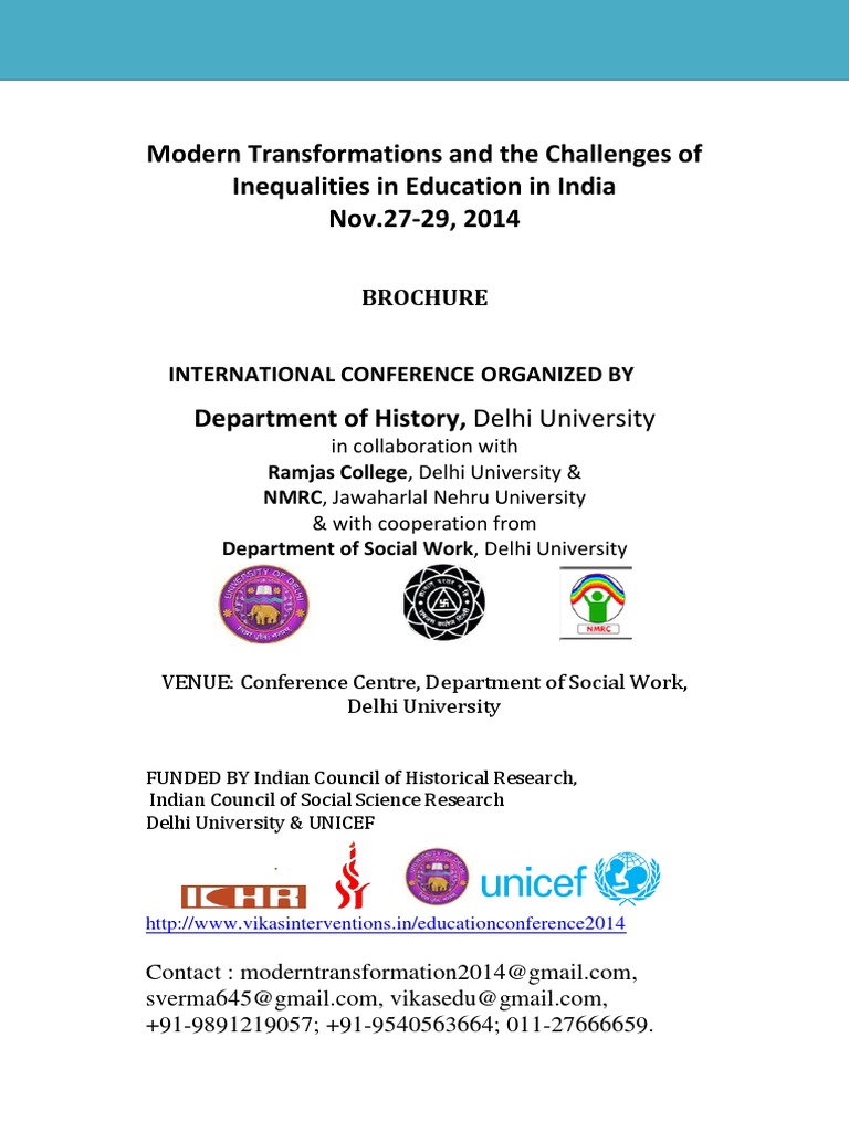 Modern Transformations and The Challenges of Inequalities in Education ...