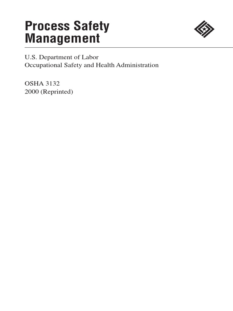 07 - Ohsa-3132 - PSM Summary | PDF | Occupational Safety And Health ...