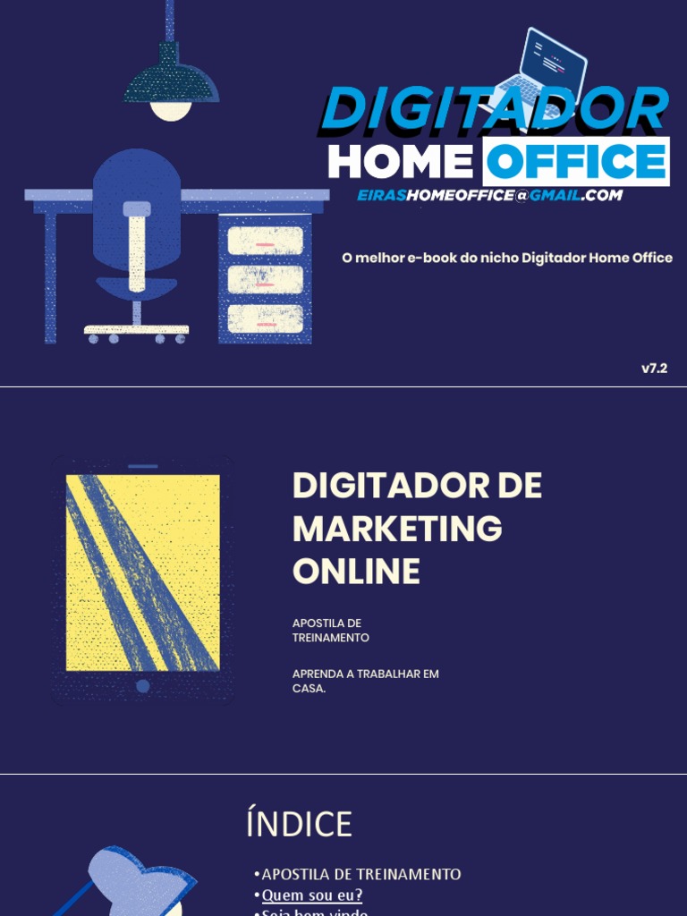 Digitador Home Office OFICIAL V7.2, PDF, Facebook