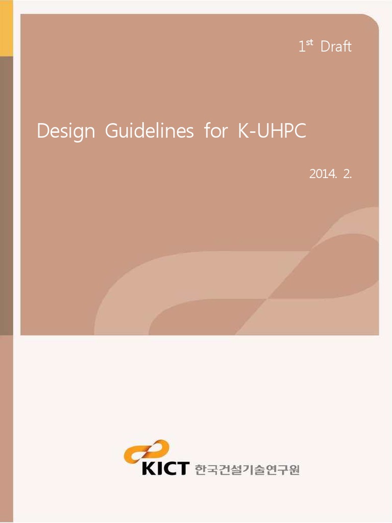 K-UHPC Design Guidelines Overview | PDF | Strength Of Materials | Fracture