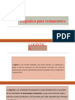 Logistica para Restaurantes.