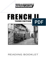Reading - Booklet Pimsleur French 2