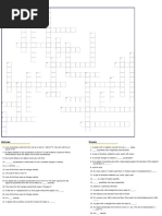 Straight-Line Motion Crossword Puzzle