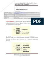 Matematicas 5 - Guia 1