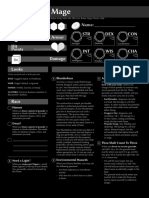 The Powder Mage: Level Armor Hit Points Damage STR DEX CON