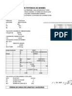 Trabajo de Calculo de Potencia de Bombas