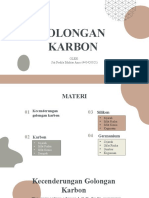 GOLONGAN KARBON