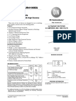 MUR480EG, MUR4100EG Switchmode Power Rectifiers: Ultrafast "E'' Series With High Reverse Energy Capability