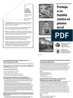 Proteja A Su Familia Contra El Plomo en El Hogar (Marzo de 2021) - Folleto A Blanco y Negro PDF