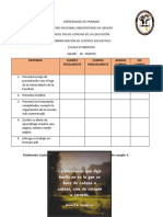 Escala Estimativa. Administracion de Centros Educativos