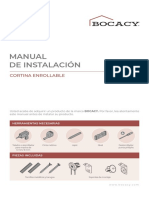 Bocacy Manual de Instalacion Cortinas Enrollables