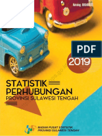Statistik Perhubungan Provinsi Sulawesi Tengah 2019