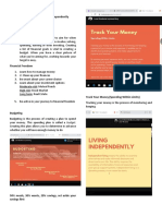 Module 2 - Budgeting and Living Independently